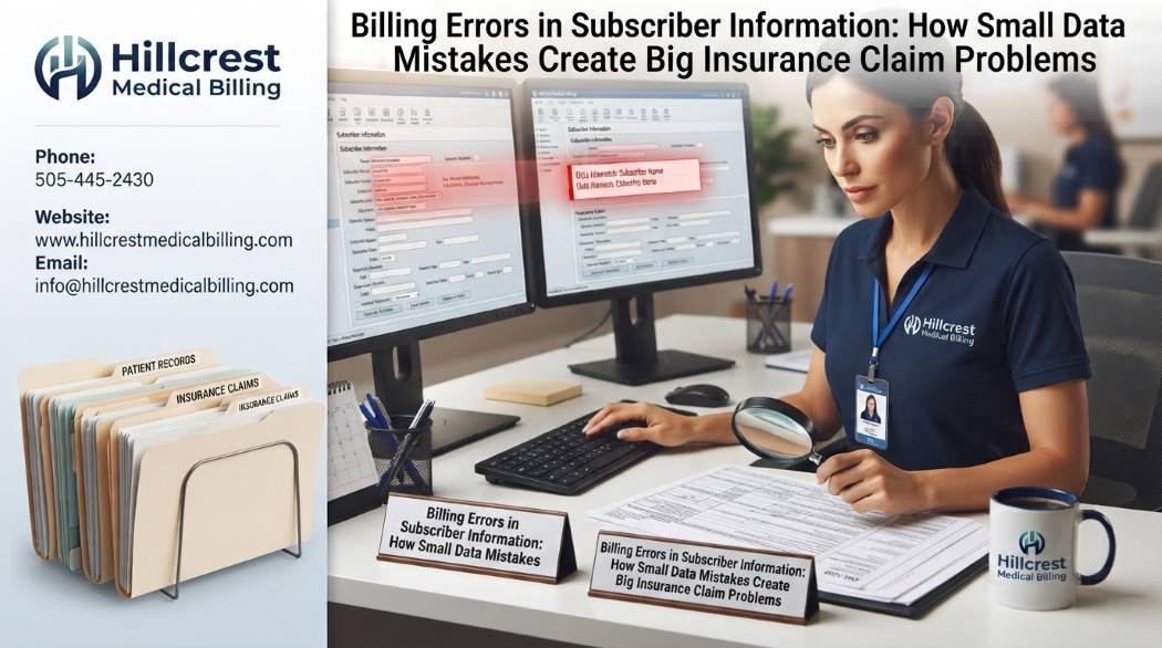 Billing Errors in Subscriber Information: How Small Data Mistakes Create Big Insurance Claim Problems