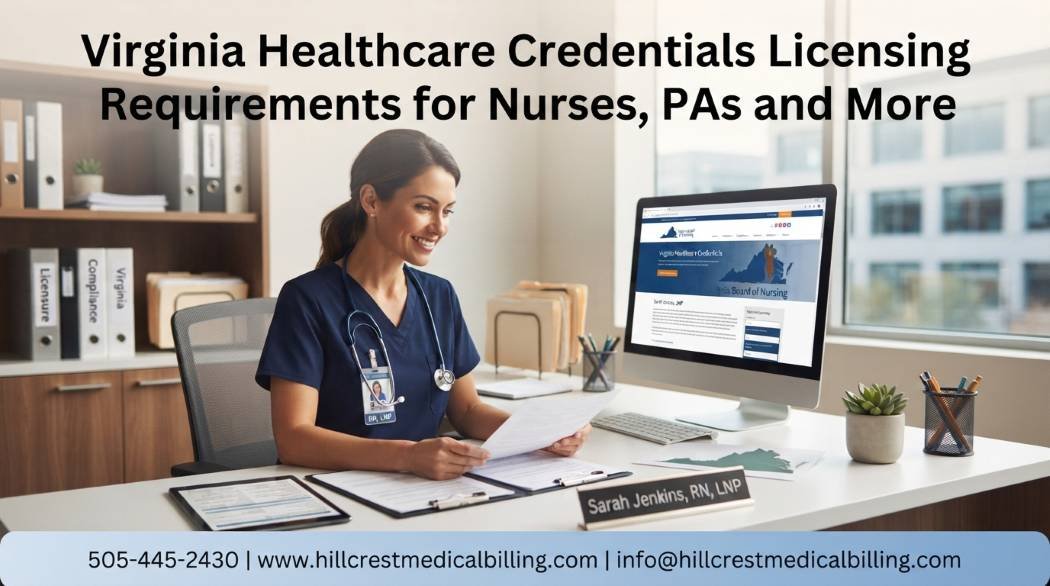 Virginia Healthcare Credentials Licensing Requirements for Nurses PAs and More